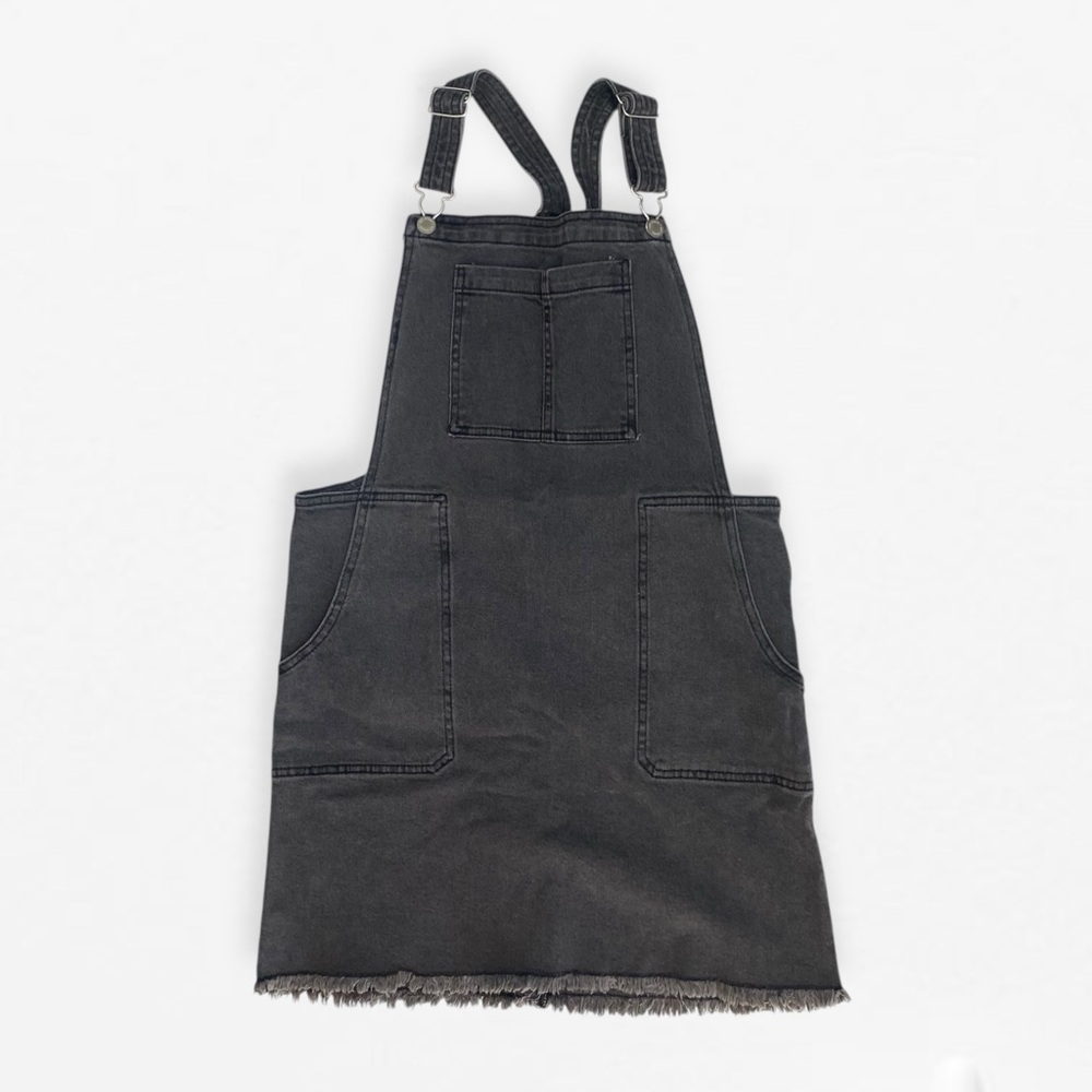 NWT Art Class Black Denim Overall Dress Kids XXL (18)